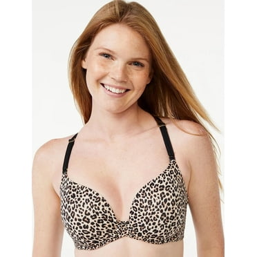 Joyspun Women's Smoothing T-Shirt Bra, Sizes 34B to 42DD