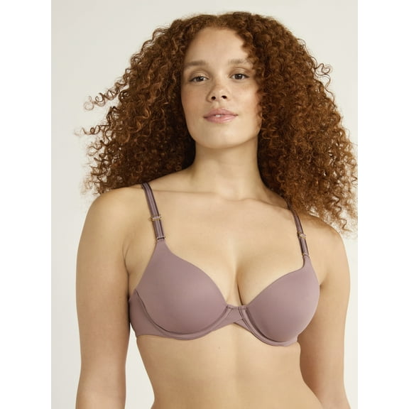 Joyspun Women's Smoothing T-Shirt Bra, Sizes 34B to 42DD