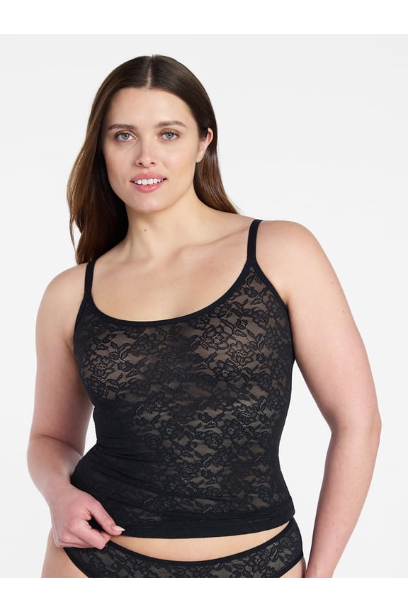 Women's Soft Stretch Lace Cami, Sizes XS-XXXL