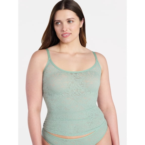 Joyspun Women's Soft Stretch Lace Cami, Sizes XS-XXXL