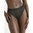 thumbnail image 1 of Joyspun Women's Space and Mesh Cheeky Panties, 2-Pack, Sizes XS-3XL, 1 of 5
