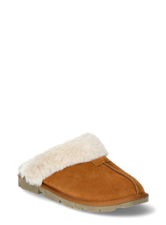 Women's Suede Clog Slippers