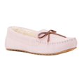 thumbnail image 1 of Joyspun Women's Suede Moccasin Slippers, Wide Width Available, 1 of 6