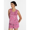 thumbnail image 1 of Joyspun Women's Tank Top and Shorts Pajama Set, 2-Piece, Sizes XS-3X, 1 of 6