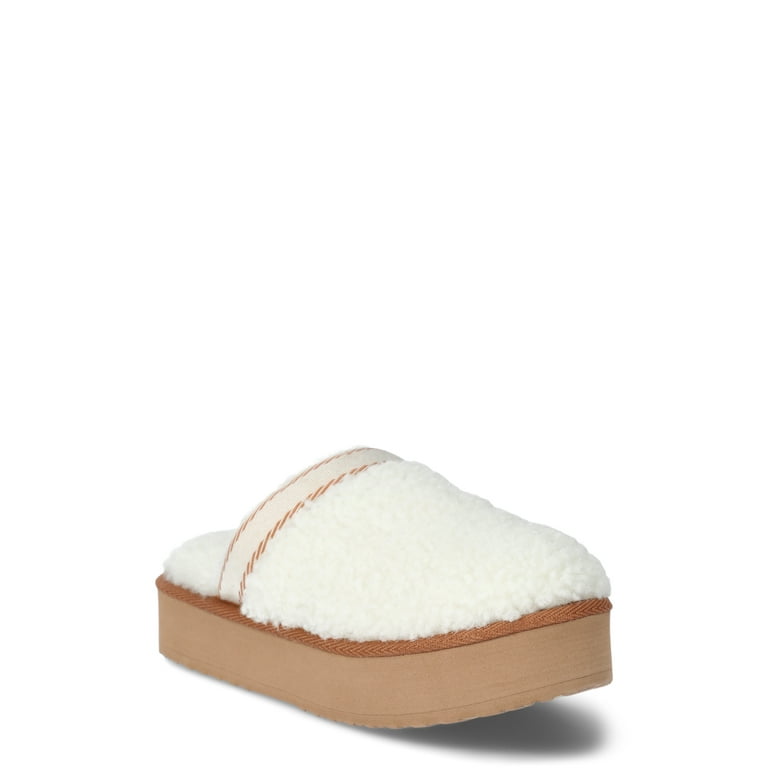 Fleece clog slippers on sale