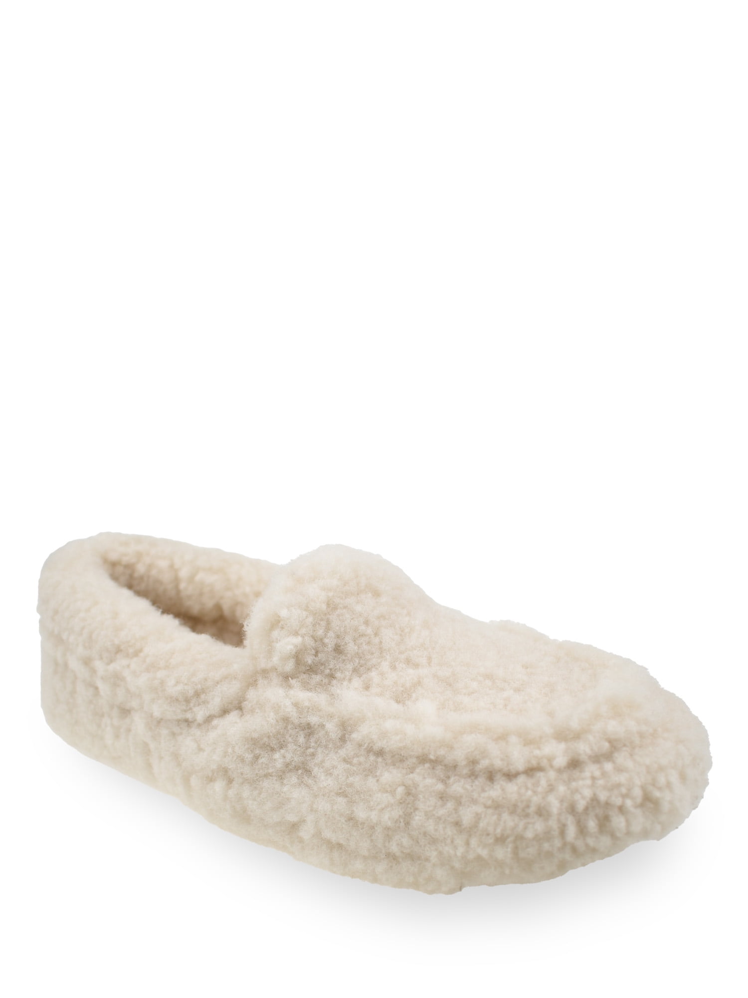 Joyspun Women's Teddy Moccasin Slippers