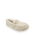 thumbnail image 1 of Joyspun Women's Teddy Moccasin Slippers, 1 of 6