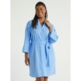 thumbnail image 1 of Joyspun Women’s Waffle Kimono Robe, Sizes S to 3X, 1 of 6