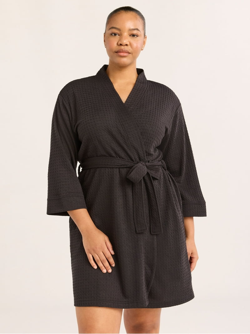 boohoo black mini dress Kimono Short Sleeve Dress  Amelia Toro
