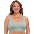 thumbnail image 1 of Joyspun Women’s Wire-Free Bonded Longline Square Neck Bra, Sizes XS-XXXL, 1 of 6