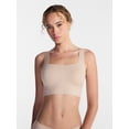 thumbnail image 1 of Joyspun Women’s Wire-Free Bonded Longline Square Neck Bra, Sizes XS-XXXL, 1 of 5