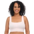 thumbnail image 1 of Joyspun Women’s Wire-Free Bonded Longline Square Neck Bra, Sizes XS-XXXL, 1 of 6