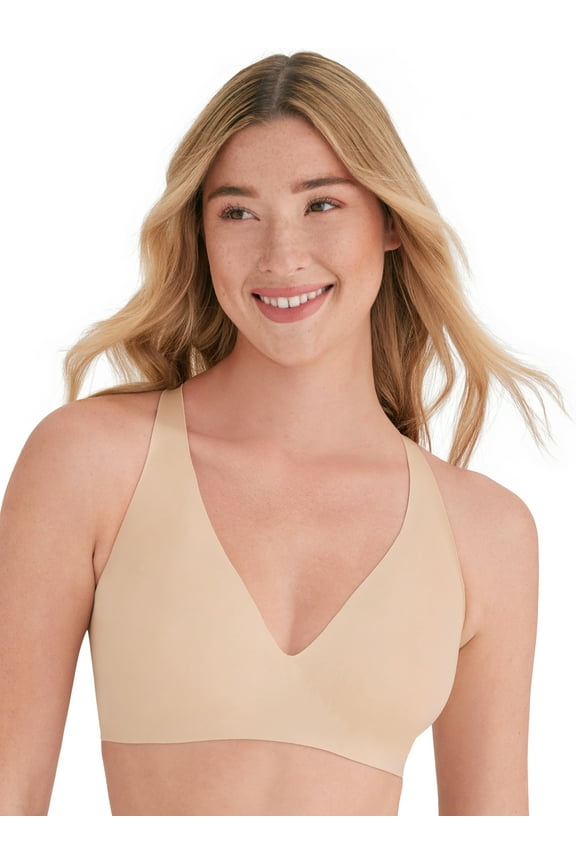 Women’s Wire-Free Bonded Plunge Bralette, Sizes S-XXXL
