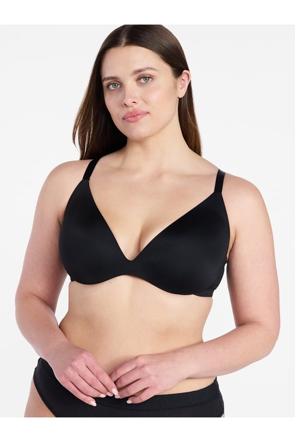 Women's Wirefree Shine Push Up Bra, Sizes S-3XL