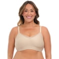 thumbnail image 1 of Joyspun Women’s Wireless Bonded Bra with Mesh Inserts, Sizes XS-XXXL, 1 of 8