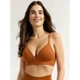 thumbnail image 1 of Joyspun Women's Wireless Seamless Matte Mini Rib Bra, Sizes XS-3XL, 1 of 4