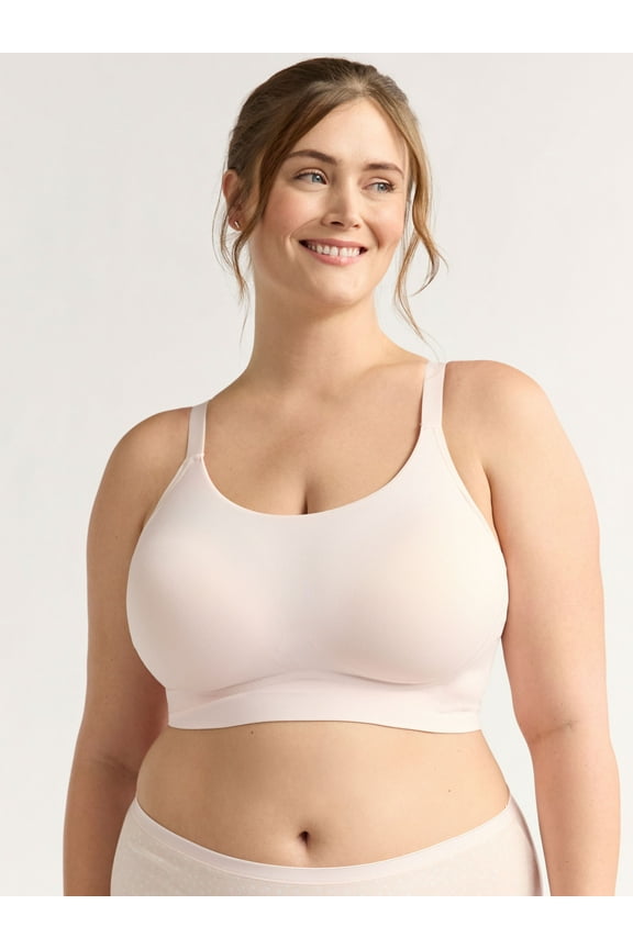 Women's & Women's Plus Seamless Scoop Bralette, Sizes 1X-4X