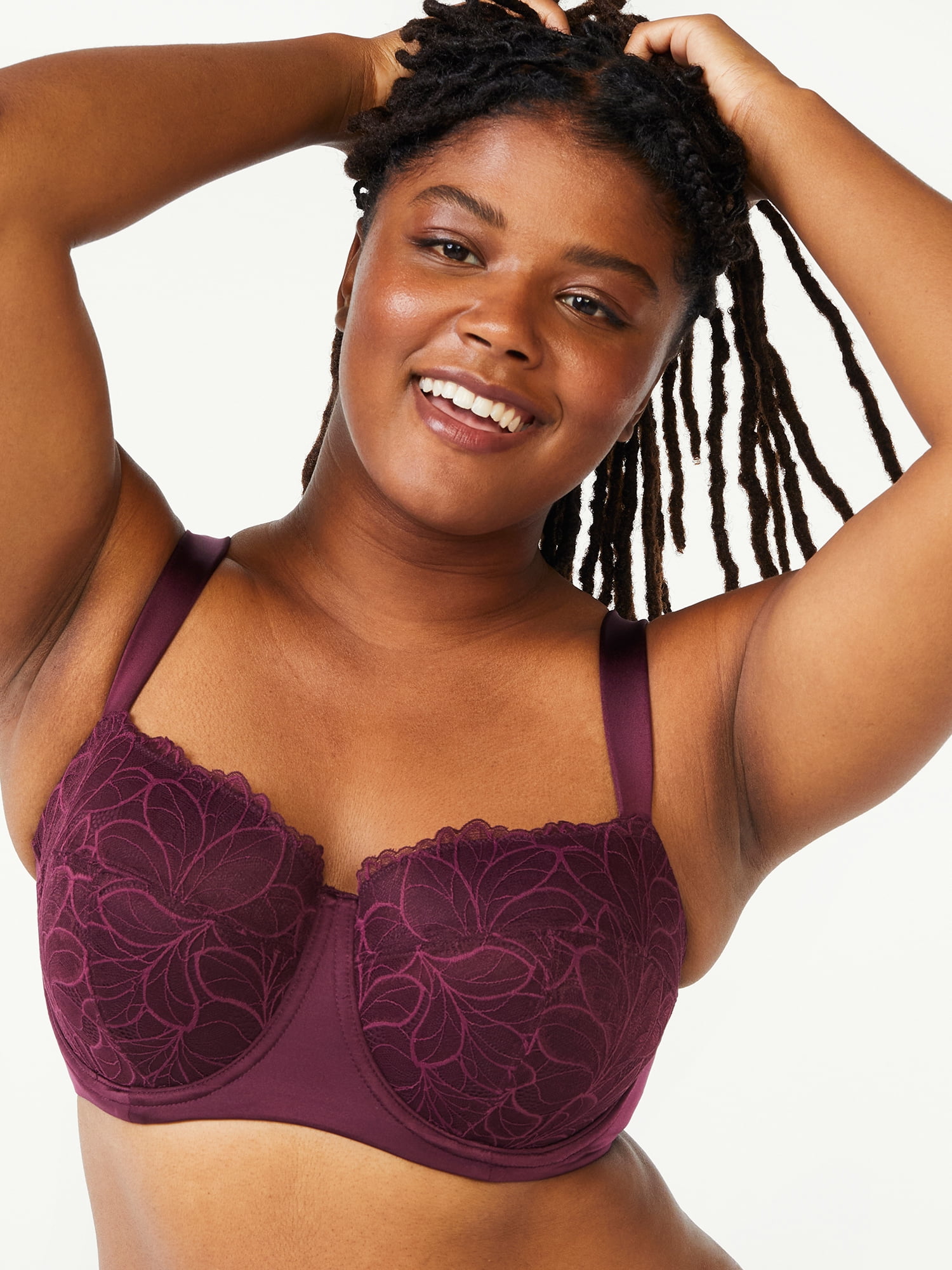 Joyspun Women's & Women's Plus Size Underwire T-Shirt Bra, Sizes 38DD to  46DDD