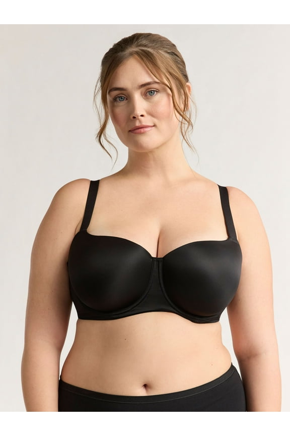 Women's & Women's Plus Smooth Balconette Bra, Sizes 38DD-46DDD