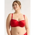 thumbnail image 1 of Joyspun Women's & Women's Plus Smooth Balconette Bra, Sizes 38DD-46DDD, 1 of 6