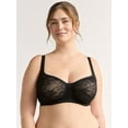 thumbnail image 1 of Joyspun Women's & Women's Plus Unlined Lace Balconette Bra, Sizes 38DD-46DDD, 1 of 6
