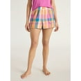 thumbnail image 1 of Joyspun Women's Woven Pajama Boxer Shorts, Sizes XS to 3X, 1 of 6