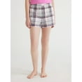 thumbnail image 1 of Joyspun Women's Woven Pajama Boxer Shorts, Sizes XS to 3X, 1 of 6