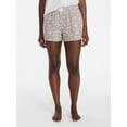 thumbnail image 1 of Joyspun Women's Woven Pajama Boxer Shorts, 3'' Inseam, Sizes XS-3X, 1 of 7