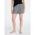 thumbnail image 1 of Joyspun Women's Woven Pajama Boxer Shorts, 3'' Inseam, Sizes XS-3X, 1 of 7
