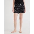 thumbnail image 1 of Joyspun Women's Woven Pajama Boxer Shorts, Sizes XS to 3X, 1 of 6