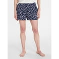 thumbnail image 1 of Joyspun Women's Woven Pajama Boxer Shorts, 3'' Inseam, Sizes XS-3X, 1 of 7
