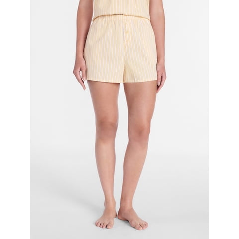 Women's Woven Poplin Sleep Shorts, 3'' Inseam, Sizes XS-3X