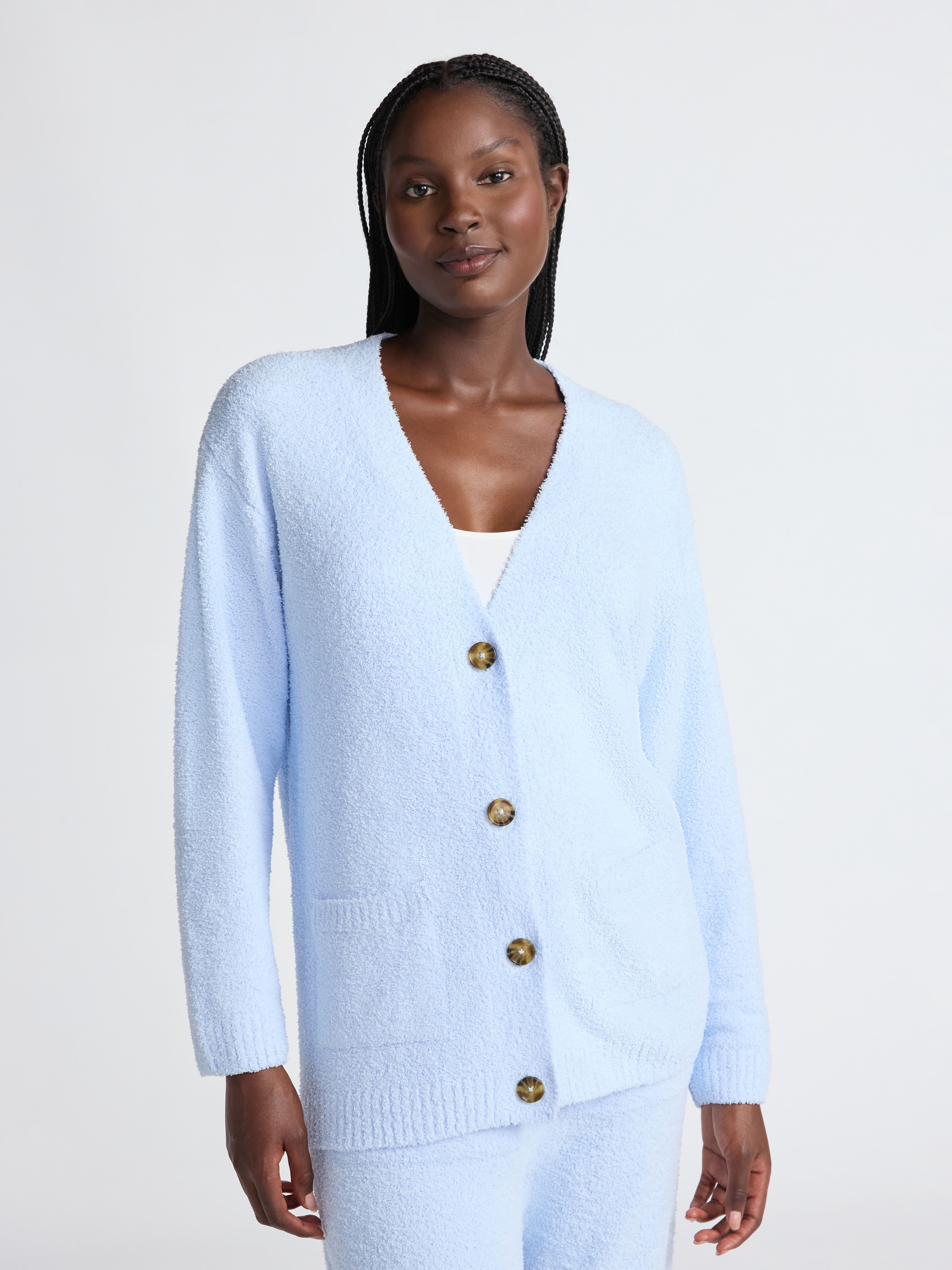 Joyspun Women's Fuzzy Front Pocket Cardigan, Sizes XS-3X - Walmart.com