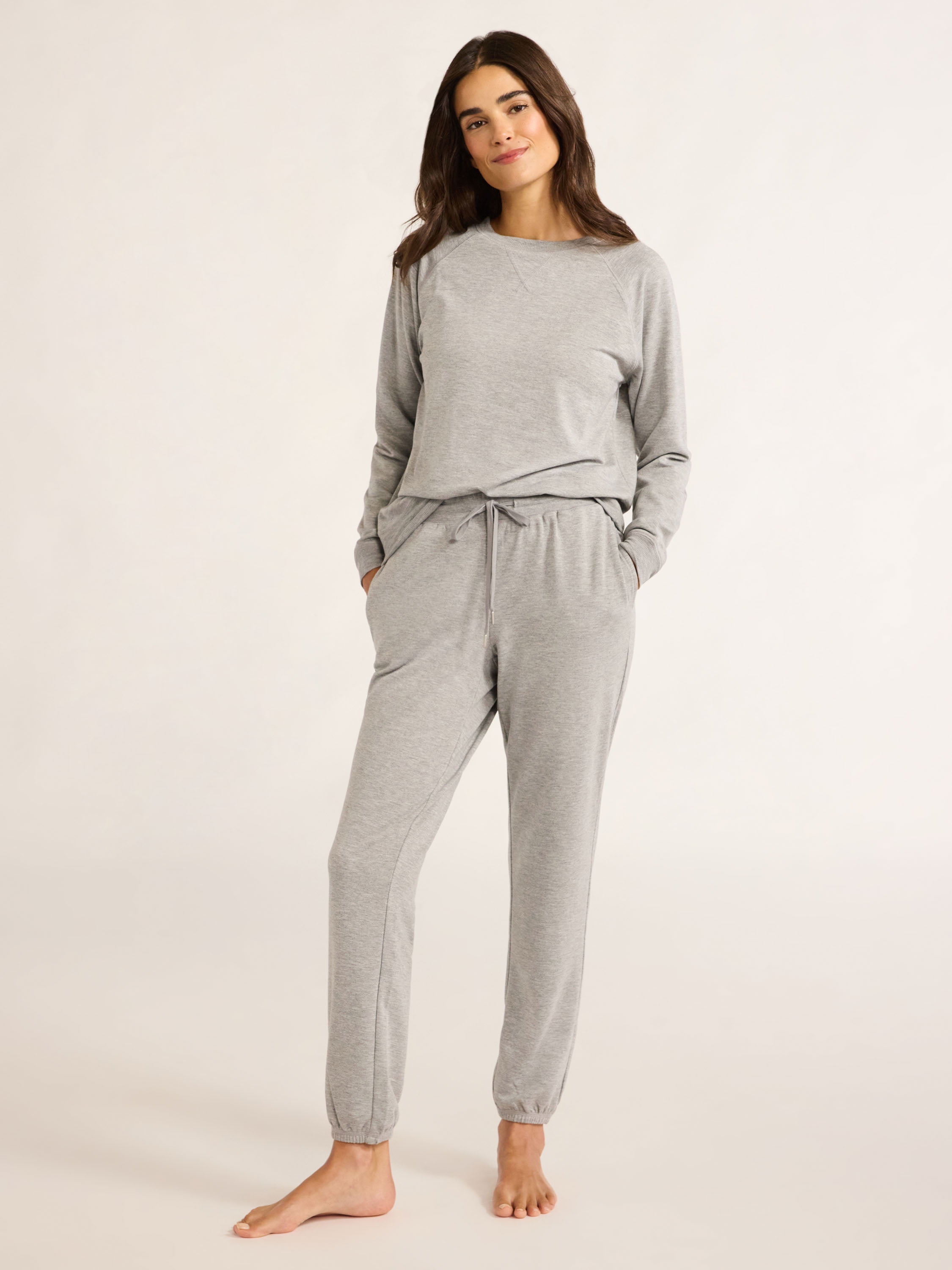 Joyspun Women's and Women's Plus French Terry Sweatshirt and