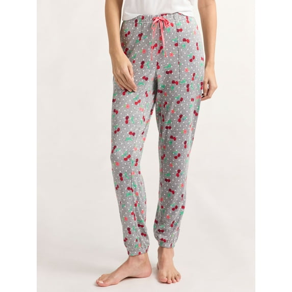 Joyspun Women's and Women’s Plus Hacci Knit Sleep Joggers, Sizes XS to 3X