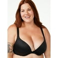 thumbnail image 1 of Joyspun Women's and Women's Plus Size Underwire Plunge Bra, Sizes 38DD to 46DDD, 1 of 3