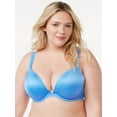 thumbnail image 1 of Joyspun Women's and Women's Plus Size Underwire Plunge Bra, Sizes 38DD to 46DDD, 1 of 4