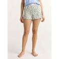 thumbnail image 1 of Joyspun Women's Woven Pajama Boxer Shorts, 3'' Inseam, Sizes XS-3X, 1 of 6
