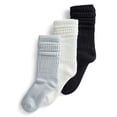 thumbnail image 1 of Joyspun Women’s Comfort Classic Slouch Socks, 3-Pack, Size 4-10, 1 of 5