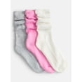 thumbnail image 1 of Joyspun Women’s Comfort Classic Slouch Socks, 3-Pack, Size 4-10, 1 of 5
