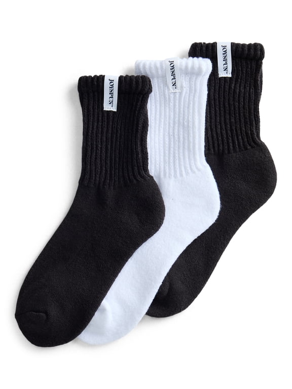 Womens Comfort Slouch Ankle, 3-pack, Size 4-10