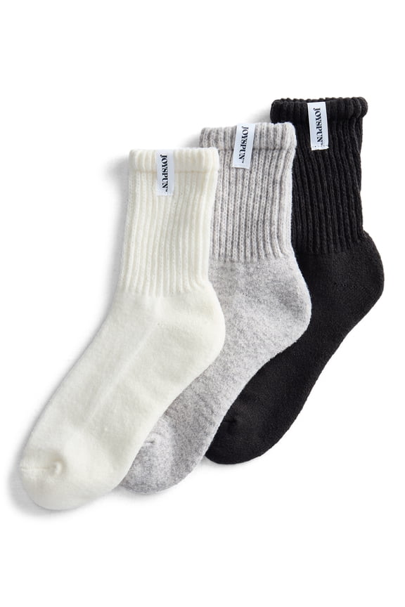 Women’s Comfort Slouch Ankle Socks, 3-Pack, Size 4-10