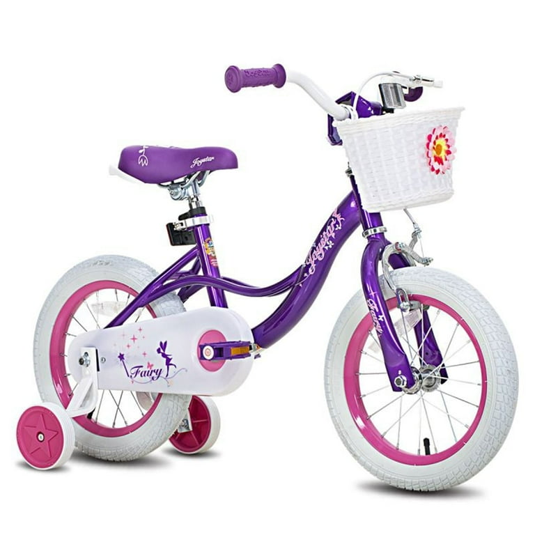 Joystar Fairy 14 In Kids Bike with Training Wheels Basket Ages 3