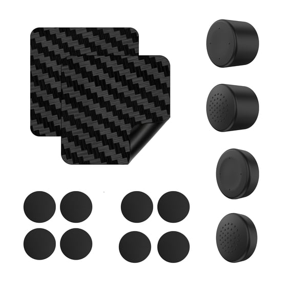 Joystick Cap Set Compatible for Steam Controller 2 2026, Gaming Console Thumb Stick Grip Rocker Sticker Silicone Caps Thumbstick Anti-slip Rear Button Pads Cover(Sold without manufacturer warranty)