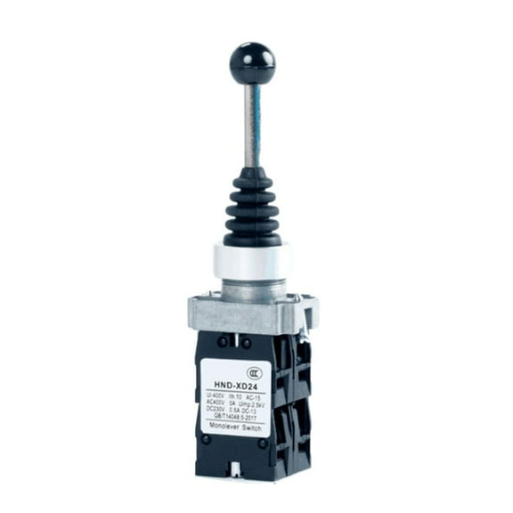 Joystick Controller Switch 2NO/4NO Rocker Joystick Switch Controller Self-resetting Rotary Cross Toggle Switch