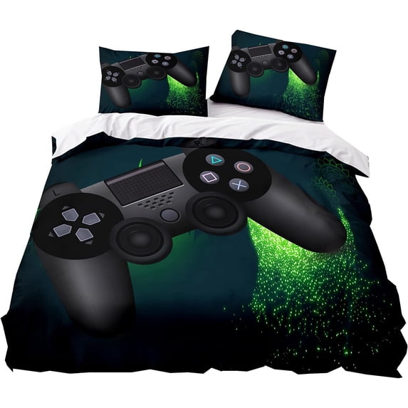 Joystick Duvet Cover Set,Bedding Set for Kids and Adult, Home Decor, Queen Size