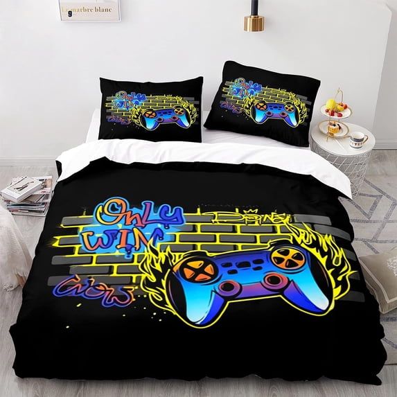 Joystick Duvet Cover Set,Bedding Set for Kids and Adult, Home Decor,Twin Size
