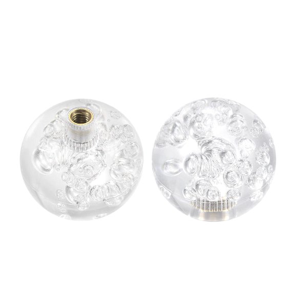Joystick Handle Top Ball Head M6 Transparent Easy to Install for Arcade Game Part 2 Pack -