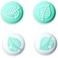 thumbnail image 1 of Joystick Rocker Case Thumb Sticks Grip Cover Analog Caps for Animal Crossing for Switch/Lite Joy-Con Controller Replacement Leaf Modified Parts 4PCS, 1 of 5