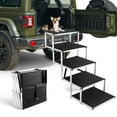 Joytale Portable Dog Stairs for Car, Foldable Pet Ramp for Large Dogs